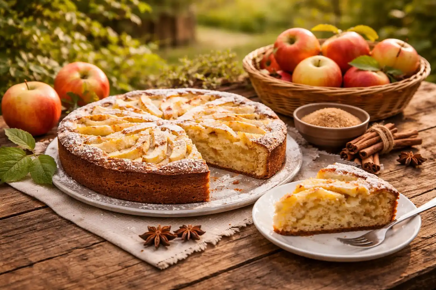Klassischer Apfelkuchen vom Kleingarten